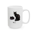 Black Cat Mug "Shhh"
