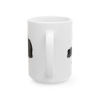 Black Cat Mug "Shhh"
