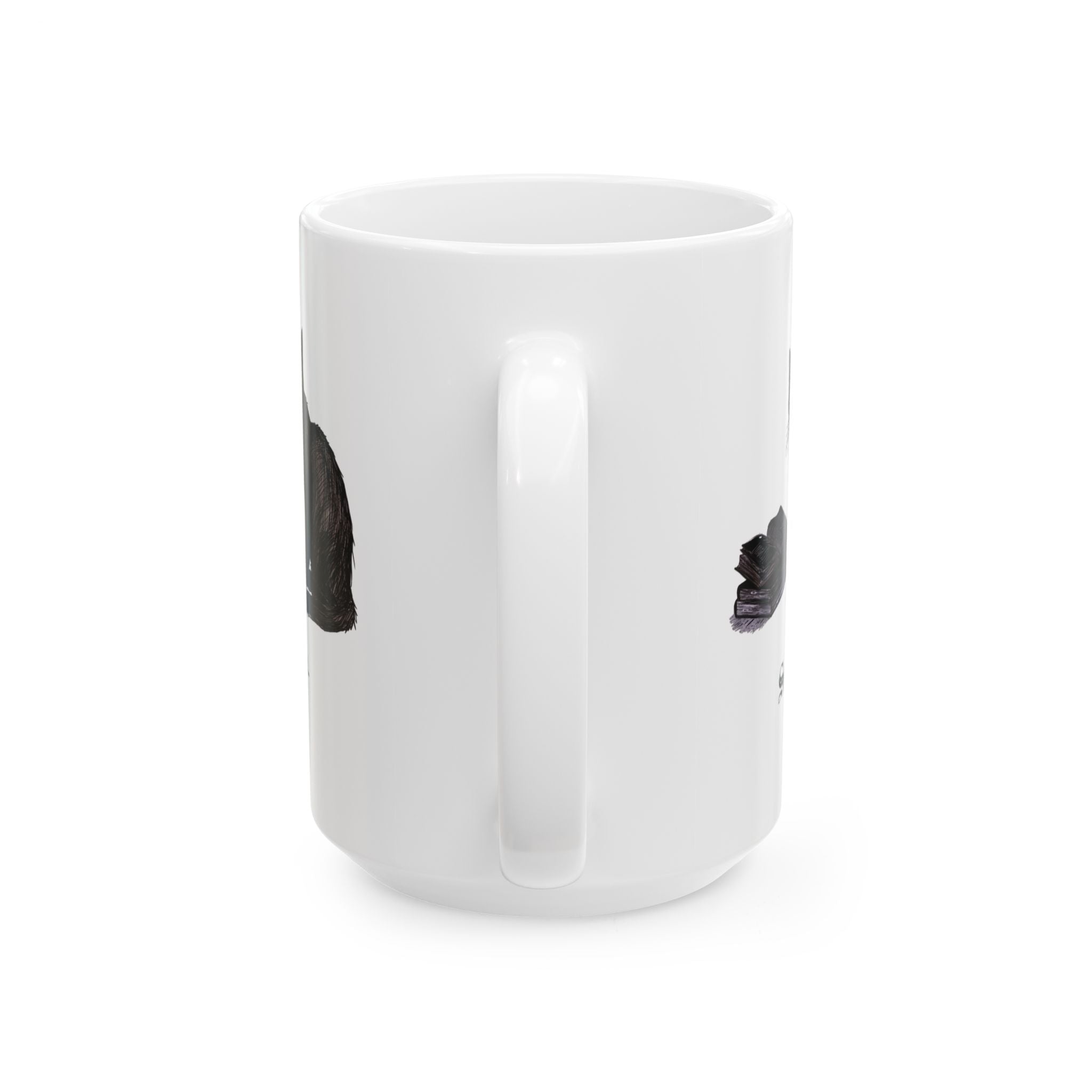 Black Cat Mug "Shhh"