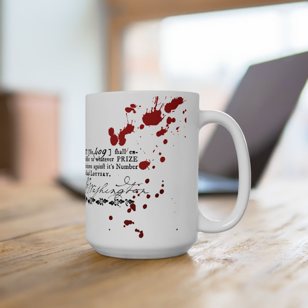 Vintage Lottery Ticket Mug