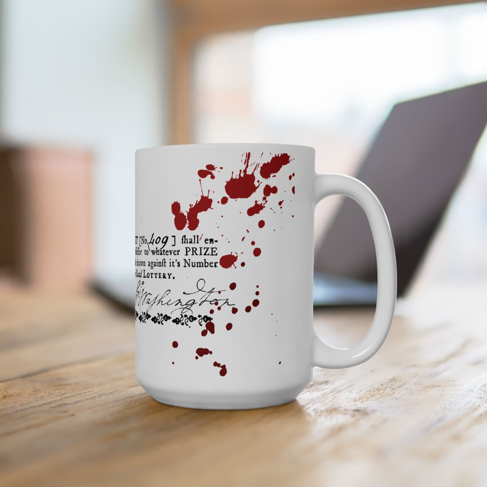 Vintage Lottery Ticket Mug