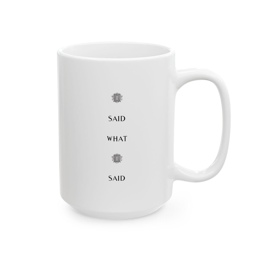 Vintage Black Cat Mug "Meow"