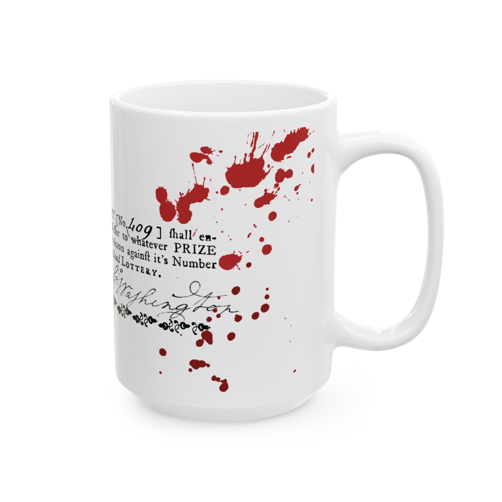 Vintage Lottery Ticket Mug