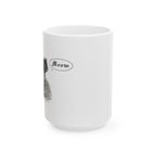 Vintage Black Cat Mug "Meow"