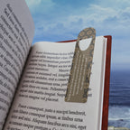 Book Quote Vintage Pattern Bookmark | Metal Page Marker