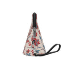Floral Quote 'There Is A Kind Of Beauty In Imperfection' Makeup Bag | Floral Cosmetic Pouch