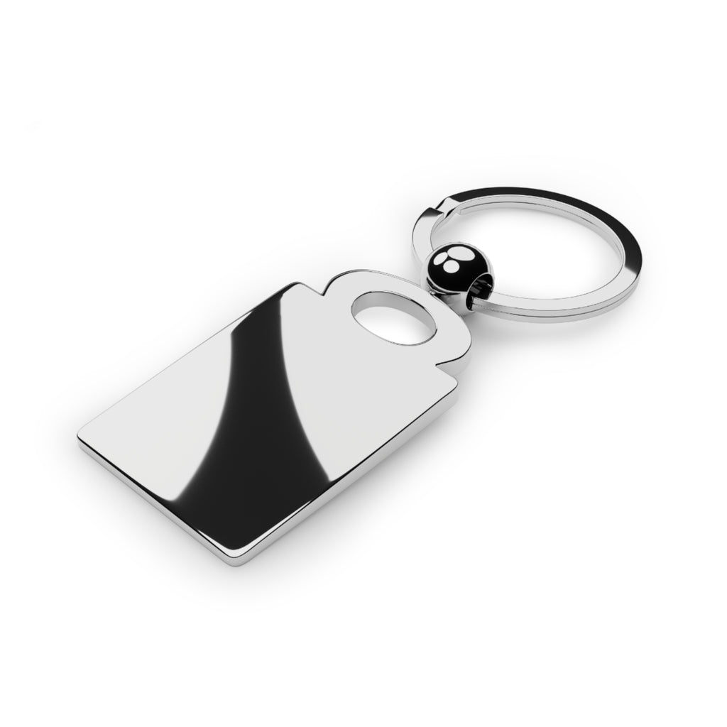 Inspirational Quote Rectangle Photo Keyring | Custom Photo Keychain