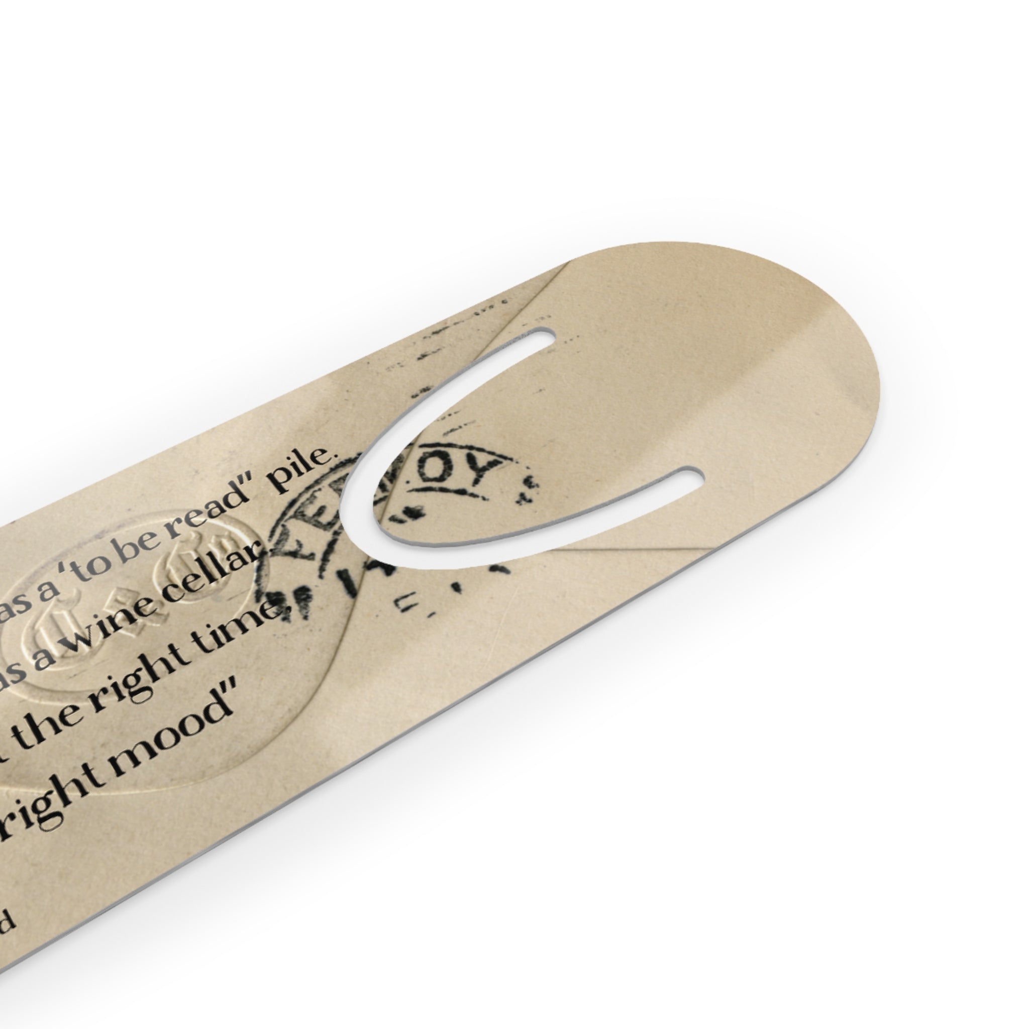 Vintage Letter Quote Bookmark | Metal Corner Bookmark