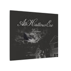 All Hallows Eve Welcome Canvas — Gothic Halloween Wall Art - GreyDoor Goods