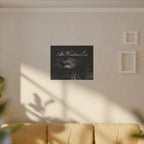 All Hallows Eve Welcome Canvas — Gothic Halloween Wall Art - GreyDoor Goods