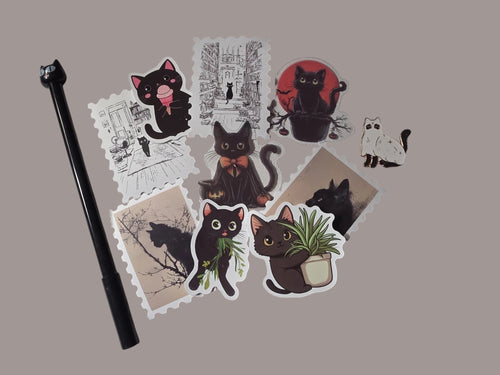 Black Cat Gift Box - GreyDoor Goods
