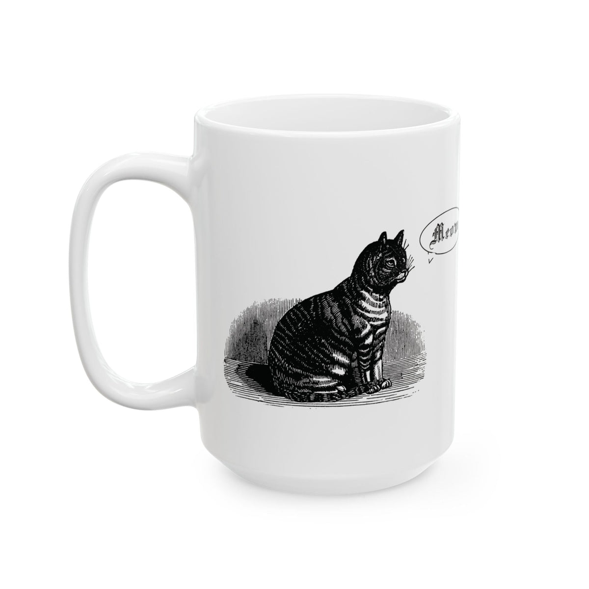 Black Cat Mug: Meow & I Said What I Said - GreyDoor Goods