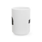 Black Cat Reading Mug: Shhh - GreyDoor Goods