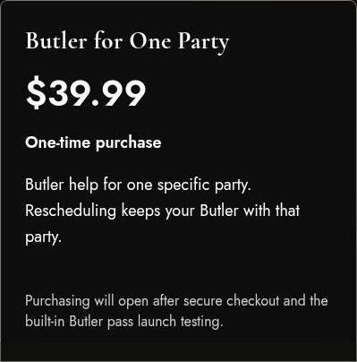 Butler Event Planner