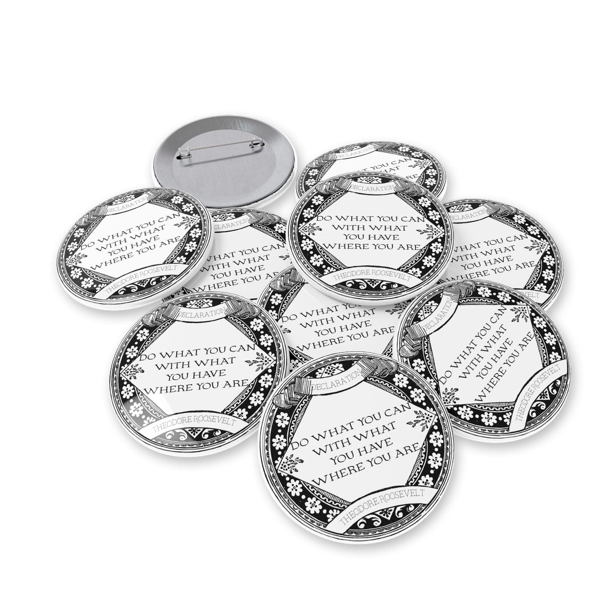 Do What You Can - Roosevelt Pin - GreyDoor Goods