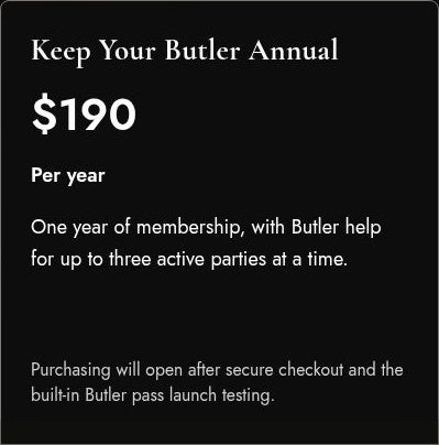 Keep Your Butler Annual