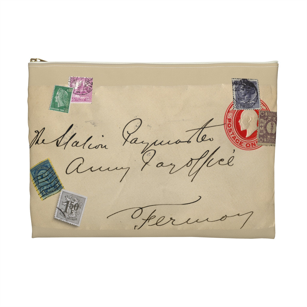 Vintage Letter Envelope Accessory Pouch - GreyDoor Goods