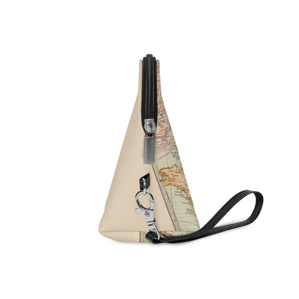 Vintage Map Makeup Bag - GreyDoor Goods